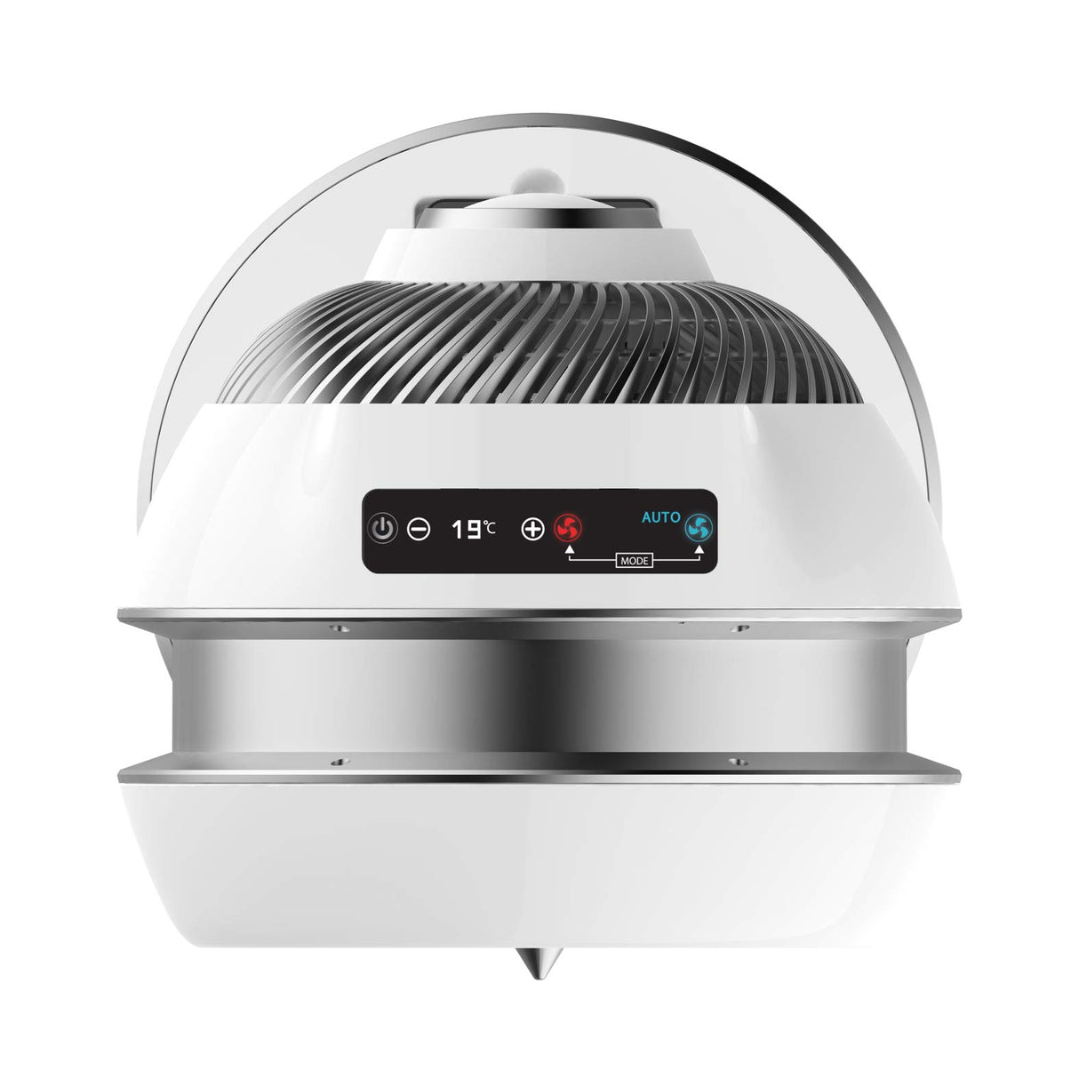 Rowenta Air Force Intense - Ventilador de calefacción 2 en 1, silencioso, multioscilación ecológica, modo automático, función de inicio diferido, mando a distancia, HQ7152F0, color blanco