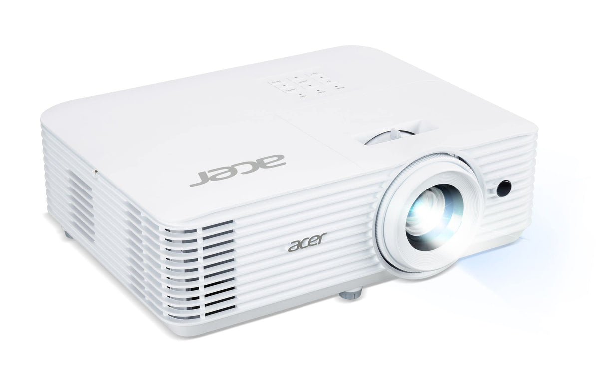 Acer H6546Ki - Proyector DLP (1080p Full HD (1920 x 1080 píxeles), 5.200 lúmenes ANSI, Contraste 10.000:1, 3D, Keystone, 1 Altavoz de 3 W, 2 HDMI 1.4a (HDCP), Conector de Audio, Color Blanco