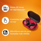 Philips TAA6709: Auriculares Deportivos Open Ear con Bluetooth y tecnología True Wireless - Negro