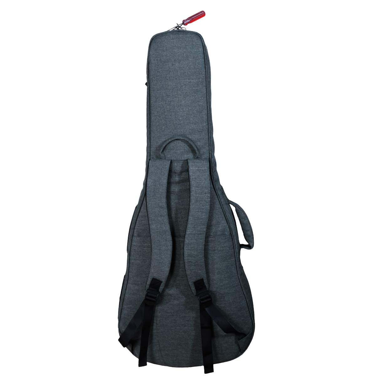 Tyma-D3E-RS - Guitarra de cuerdas de acero con pastilla integrada y diapasón de palisandro, incluye funda
