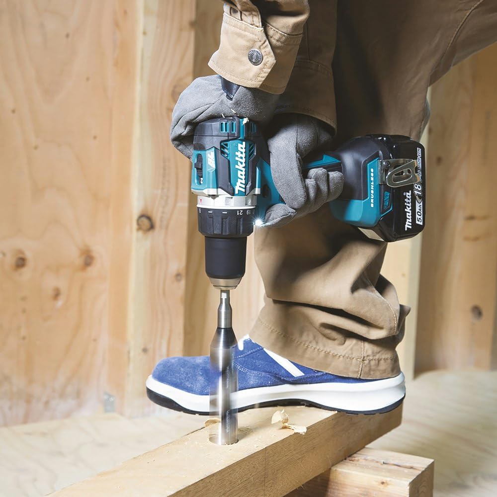 Makita DDF484RTJ Taladro, 450 W, 18 V, Negro, One size
