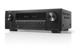 Denon AVC-S670H Receptor AV 5.2 Canales, Sonido Dolby Surround, 6 entradas HDMI y 1 Salida, HDMI 8K, Bluetooth, Wi-FI, AirPlay 2, HEOS Multiroom, Compatible con Alexa, Negro, AVCS670HBKE2