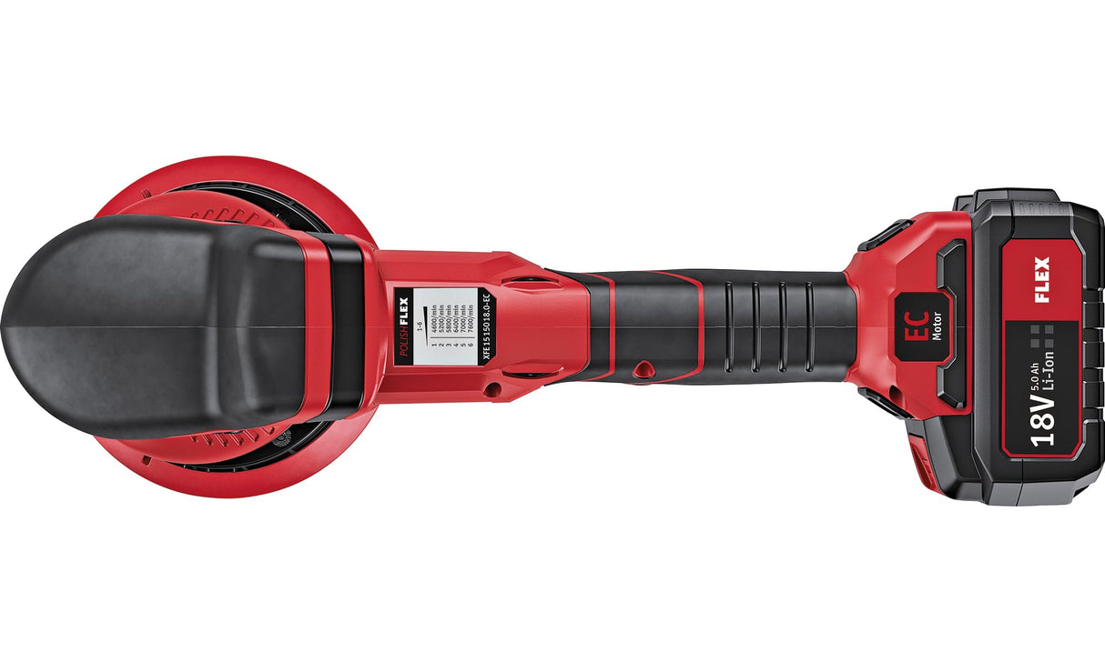 FLEX LIJADORA XFE 15-150 18.0-EC/5.0P Set