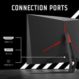 Itek Monitor GGC - 32" Pantalla Curva R1500, Panel VA 16:9, resolución QHD 2560x1440, VA, 240Hz, 1ms, Conexiones 2xHDMI y 2xDP, HDR 400, sincronización adaptativa