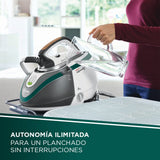 Polti Vaporella Next VN18.65, Centro de Planchado con Caldera de Alta Presión Max 7.2 Bar, Potencia 2200 W, Función Turbo y Eco, Autonomía ilimitada, Depósito 1.3 L, Steam Pulse 450g, Blanco y Verde