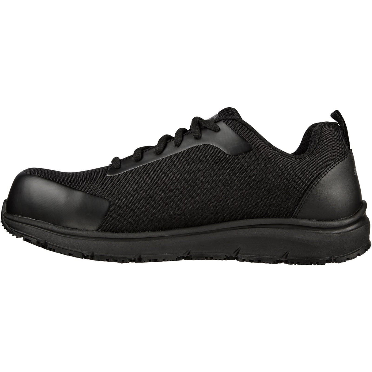 Skechers Ulmus SR Safety Toe, Zapatillas Hombre, Black/Charcoal, 46 EU