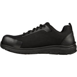 Skechers Ulmus SR Safety Toe, Zapatillas Hombre, Black/Charcoal, 46 EU