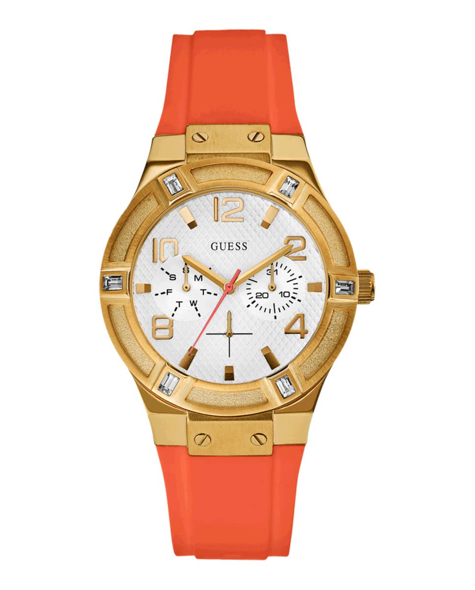Guess Reloj analogico para Mujer de Cuarzo con Correa en Caucho W0564L2