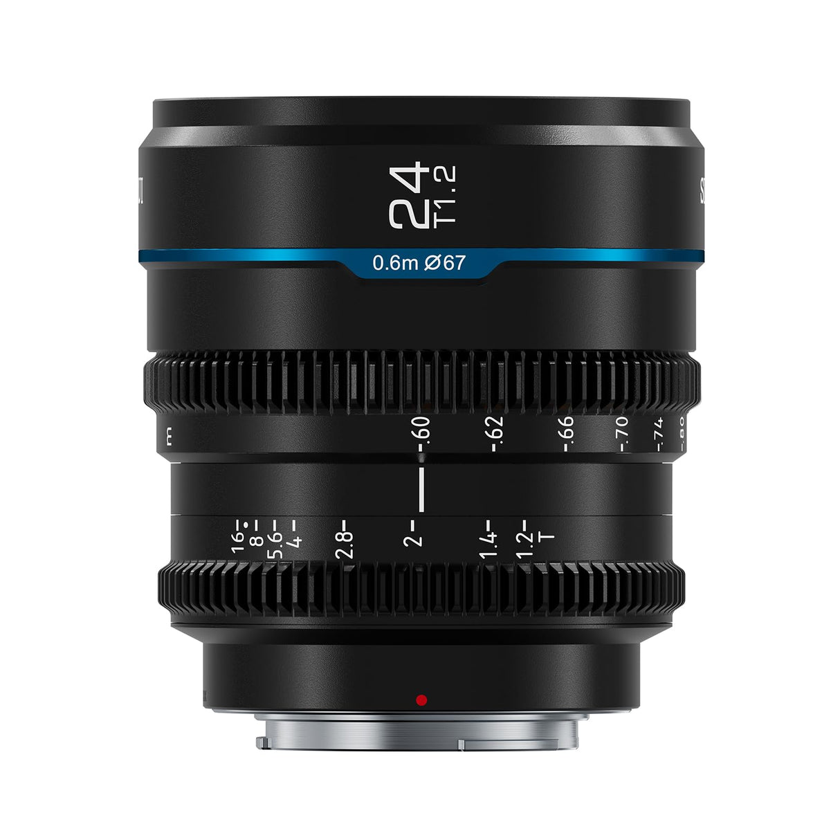 SIRUI Night Walker 24mm Lente de Cine con Enfoque Manual, Lente de Gran Apertura T1.2 con Montura S35 para X Montura Cameras, para X-H2/H2S, XT-4, XT-3,X-S10, X-S20 (MS24X-B, X Montura, Negro)