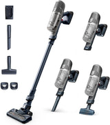 Rowenta XPert 6.60 - Aspiradora escoba versátil sin cable, con 3 funciones en 1 multiespacios, batería de litio, 2 velocidades, gatillo Boost, ligero y portatil, Gris oscuro RH6836