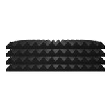 VEVOR Paneles de Espuma Acústica 1200 x 600 x 50 mm, Paneles de Pared Insonorizados con Diseño Piramidal, Resistentes al Fuego, Paneles Absorbentes de Sonido para Paredes y Techos de Estudios, 4 uds