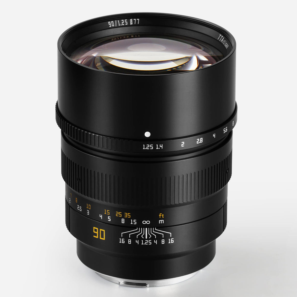 TTArtisan Lente con Cuerpo de Metal de 90 mm F/1.25 Compatible con Montura Canon R - Negro