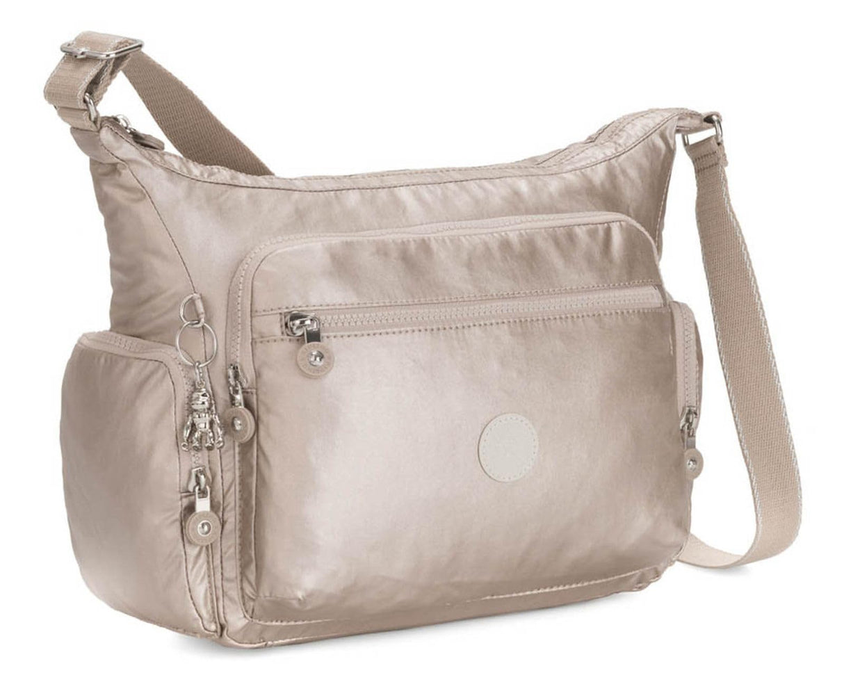 Kipling Gabbie, Bolso Bandolera para Mujer, Talla única, Metallic Glow