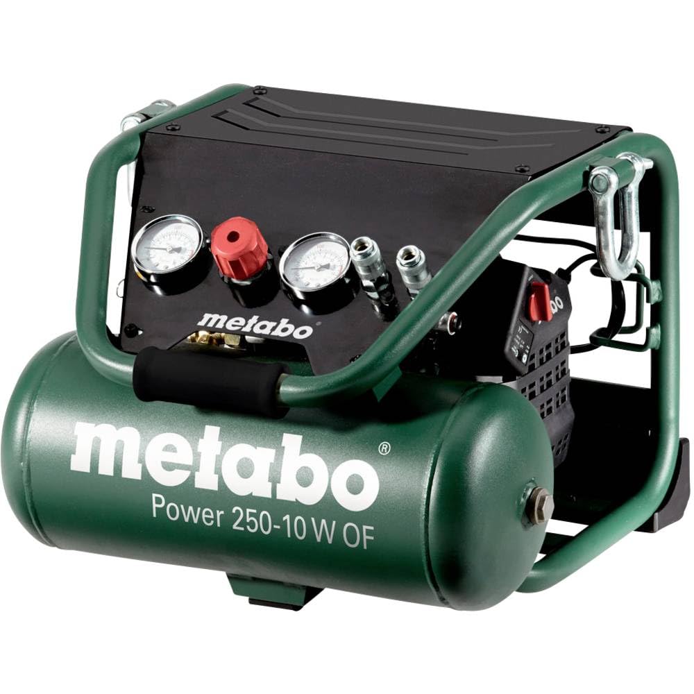 Metabo Power 250-10 W OF - Compresor 2 CV 10 litros sin aceite, especial construcción