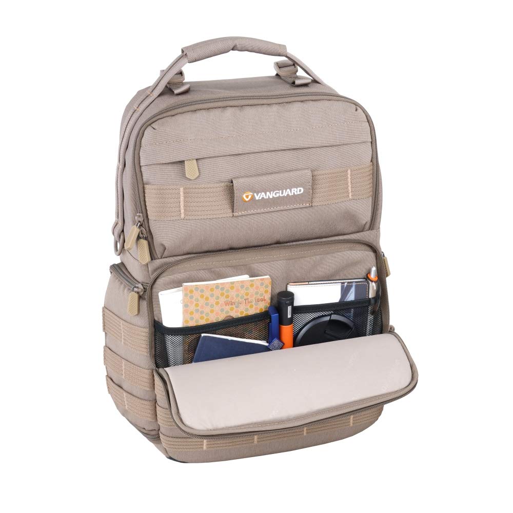 VANGUARD Veo Range T48 Mochila para cámaras Pro DSLR/sin Espejo, Estilo táctico, Color Negro, Beige, Veo Range T48 BG