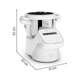 Moulinex, Companion, Robot cocina, 14 funciones, Capacidad XL para 10 personas, Gris, Fabricado en Francia, HF8408F1