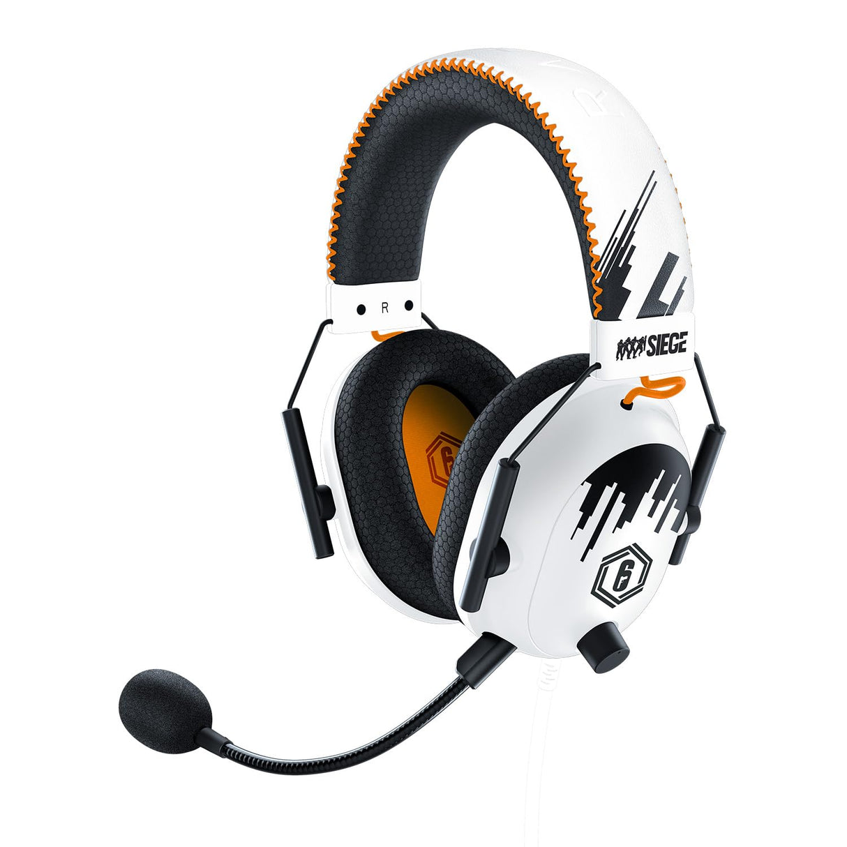 Razer BlackShark V2 Pro - Auriculares Inalámbricos para Esports (Diafragmas de Titanio de 50 mm TriForce, Micrófono Supercardioide HyperClear, Cancelación Pasiva de Ruido Avanzada) Rainbow Six Siege