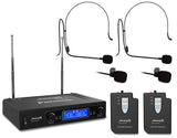 Audibax Missouri 2500 Microfono inalambrico Profesional Doble Lavalier/Madona Frec. A