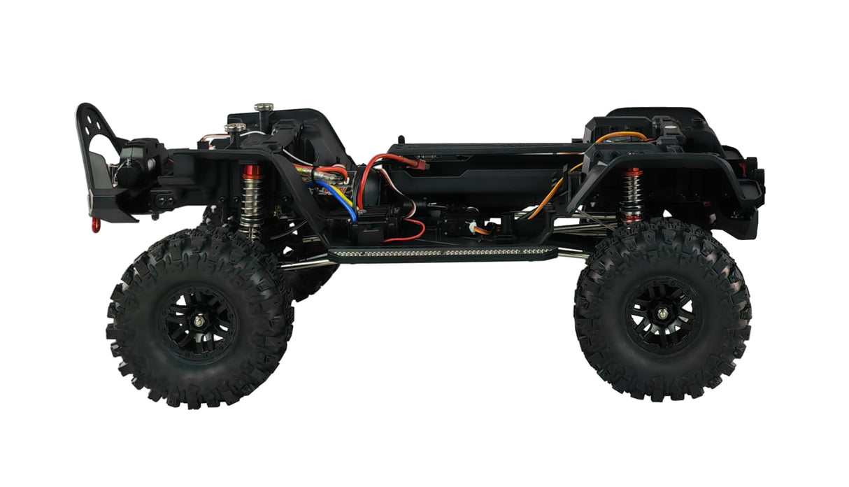 Amewi AMXRock Crosstrail Crawler 4WD 1:10 ARTR, Antracita Metalizada