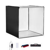 VEVOR Caja de Luz para Estudio Fotográfico 81,5x81,5 cm 5600K Caja de Fotos para Fotografía 210 Luces Led 5 Fondos Adaptador de Corriente Piezas de Esquina de Tela Suave CRI ≥95 para Fotografía