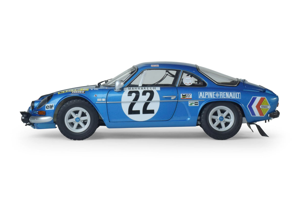 IXO Colecciones 1:8 IXO Renault Alpine A110 Rally (WB) - modelismo, maquetas, Kit de modelismo, Kit de modelismo, función luz, Kit de construcción