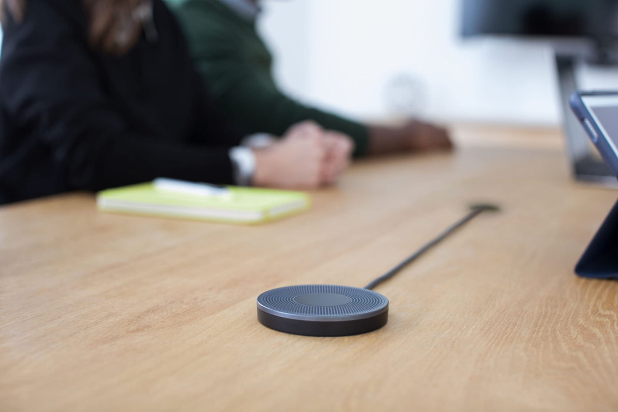 Logitech Microfóno de Expansión para Sistema de Cámara para Conferencias MeetUp, Cable 6m, Indicadores Luminosos LED, Microfóno Mono, Banda Ancha, Supresión de Ruido, PC/Mac/Portátil/Macbook/Tablet