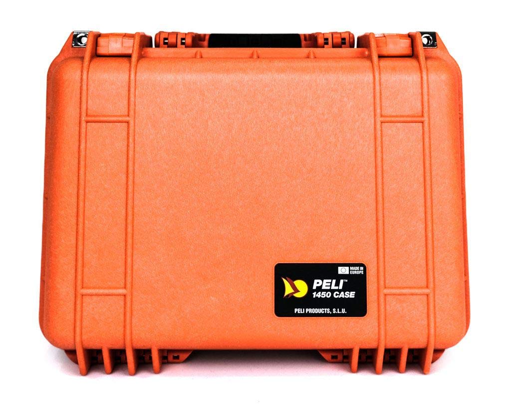 PELI 1450 Maletín rígido estanco para Equipos ópticos, fotográficos y electrónicos, IP67 estanco e Impermeable al Polvo, 31L Capacidad, Fabricado en Alemania, con Espuma Personalizable, Color nar15L
