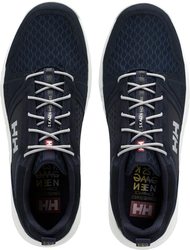 Helly Hansen Hombre Zapatos de Vela Skagen F-1 Offshore, Azul Marino, 46