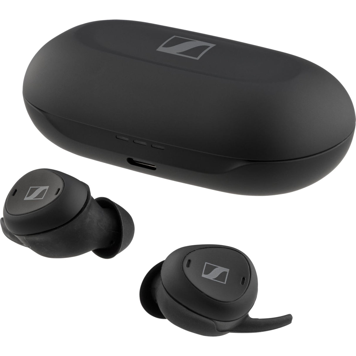 Sennheiser TV Clear Set - Auriculares inalámbricos para televisión con cancelación de Ruido pasiva y Bluetooth - Auriculares para televisión intraurales inalámbricos y cómodos, Negro