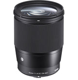 Sigma 16 mm F1.4 DC DN Contemporary - Objetivo para Sony E, color negro