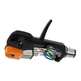 Audio Technica AT-VM95EN/H Headshell/Dual Moving Magnet Cartridge (negro/naranja)