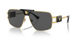Versace 0VE2251 63 100287 Gafas de Sol, Unisex-Adult, Multicolor (Multicolor), Talla Única