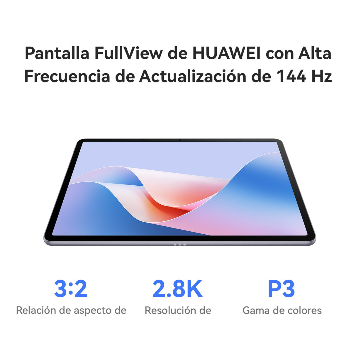 HUAWEI MatePad 11,5″S Tabletas, Pantalla PaperMatte de 11,5 Pulgadas 2.8K, Alta Frecuencia de Actualización de 144 Hz, 8GB+256GB, Notes, GoPaint, WiFi 6, Antena NearLink, Batería de 8,800 mAh