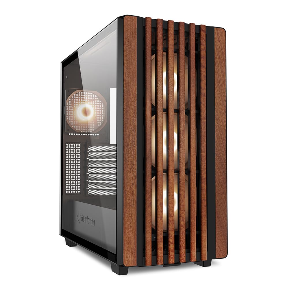 SHARKOON REBEL Rebel C70G RGB RGB Negro. Madera