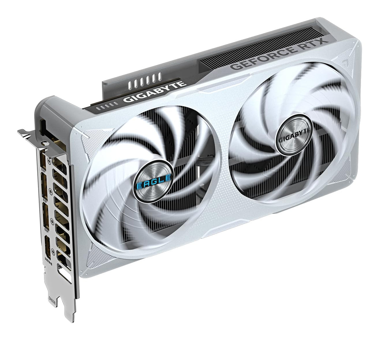 Gigabyte GeForce RTX 5060 Ti Eagle OC Ice 8G Tarjeta Gráfica – 8 GB GDDR7, 128 bits, PCI-E 5.0, 2617 MHz Frecuencia del núcleo, 3 x DisplayPort, 1 x HDMI, GV-N506TEAGLEOC ICE-8GD