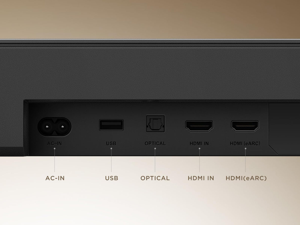 TCL Barra de Sonido Q65H 5.1 Canales para TV, 580 vatios, Cine en casa, Sonido Cine Envolvente, expansión de Sonido, Dolby Atmos, DTS:X, Bluetooth 5.3, HDMI eARC, Mando a Distancia único, USB