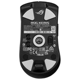 ASUS ROG Keris Wireless AimPoint - Ratón Gaming (conectividad Triple 2.4GHz RF, Bluetooth, USB), 36000 dpi, 5 Botones programables, ROG SpeedNova, interruptores Intercambiables, Paracord, Negro
