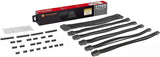 Thermaltake TtMod Kit de cable de alimentación de extensión de manga, ATX/EPS/PCI-E de 8 pines PCI-E de 6 pines con peines, negro, AC-052-CN1NAN-A3