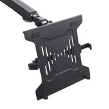 Soporte de Escritorio para 2 ó 3 monitores, Laptop, portátil, Pantalla, Monitor, Altura, rotación e inclinación Ajustable, con Portes USB Integrados, VESA 75x75, 100x100 (MC-813 Doble)