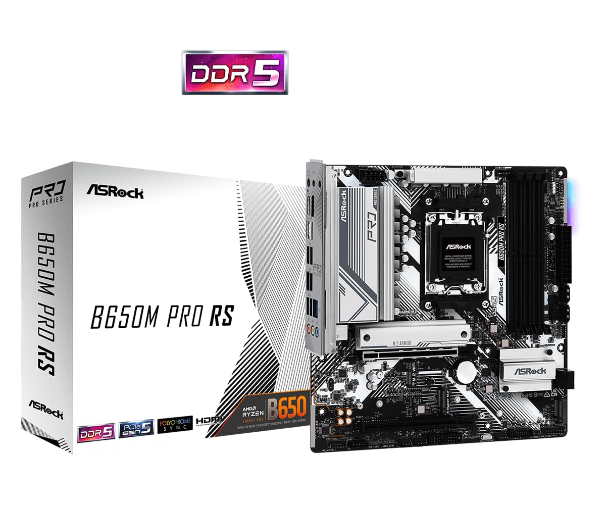 ASRock MB AMD AM5 B650M Pro RS