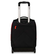 Seven Milan Big Trolley escolar fijo, rojo y negro, equipo de fútbol, 2 en 1, doble uso, trolley y mochila, escuela primaria, niño, Negro, Talla única, Casual