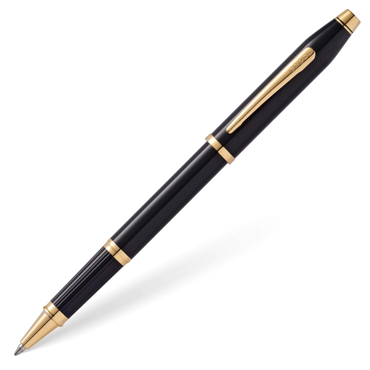 Cross Century II - Roller ball con detalles en oro, color negro