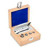 Núcleo - 323 5/1 mg - 50 g - F1 Peso Set - Acero Inoxidable - En Caja De Madera - 323-02