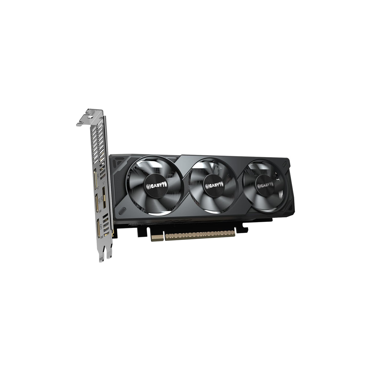 Gigabyte GeForce RTX 5050 OC Low Profile 8G Tarjeta Gráfica - 8GB GDDR6, 128bit, PCI-E 5.0, 2587MHz Frecuencia del núcleo, 2 x DP, 2 x HDMI, NVIDIA DLSS 4, GV-N5050OC-8GL