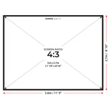 SimSpace Platinum Golf Impact Screen - Pantalla de proyector para simulador de Golf para el hogar, Rendimiento de 4 Capas con Espuma Resistente a los Impactos, reducción de Ruido, claridad Ultra 4K