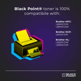 BLACK POINT Juego de 4 Cartuchos de Tóneres Premium para TN423 TN421 TN-423BK TN-423C TN-423M TN-423Y TN-421BK para Brother MFC-L8690CDW MFC-L8900CDW DCP-L8410CDW HL-L8260CDW HLL8360CDW DCPL8410CDN