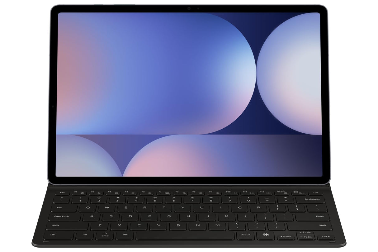 Samsung Funda para Galaxy Tab S10+, Tab S9+, Tab S9 FE+ con Teclado QWERTY y botón AI, Funda de una Sola Pieza, Color Negro