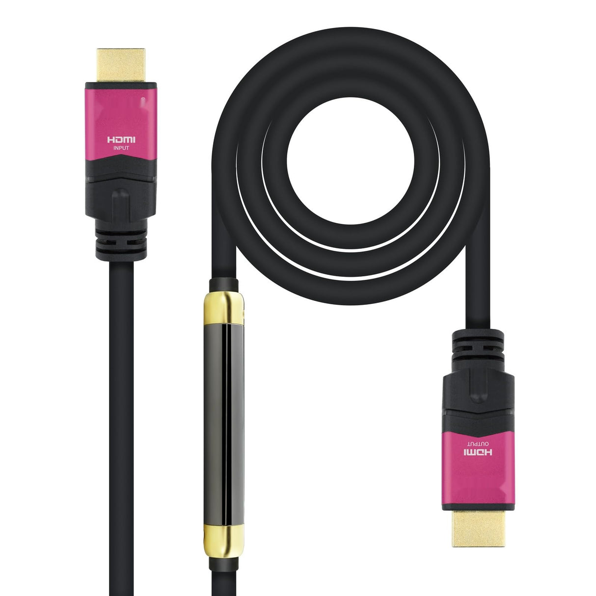 Blendend CABLE HDMI 2.0 4K@60Hz, REPETIDOR A/A-A/M, 25M - Ideal para conectar dispositivos de alta definición a largas distancias.