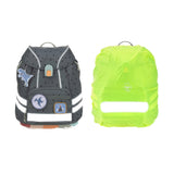 LÄSSIG Juego de mochilas escolares de 7 piezas para niños/ School Set Flexy Unique, Speckles anthracite
