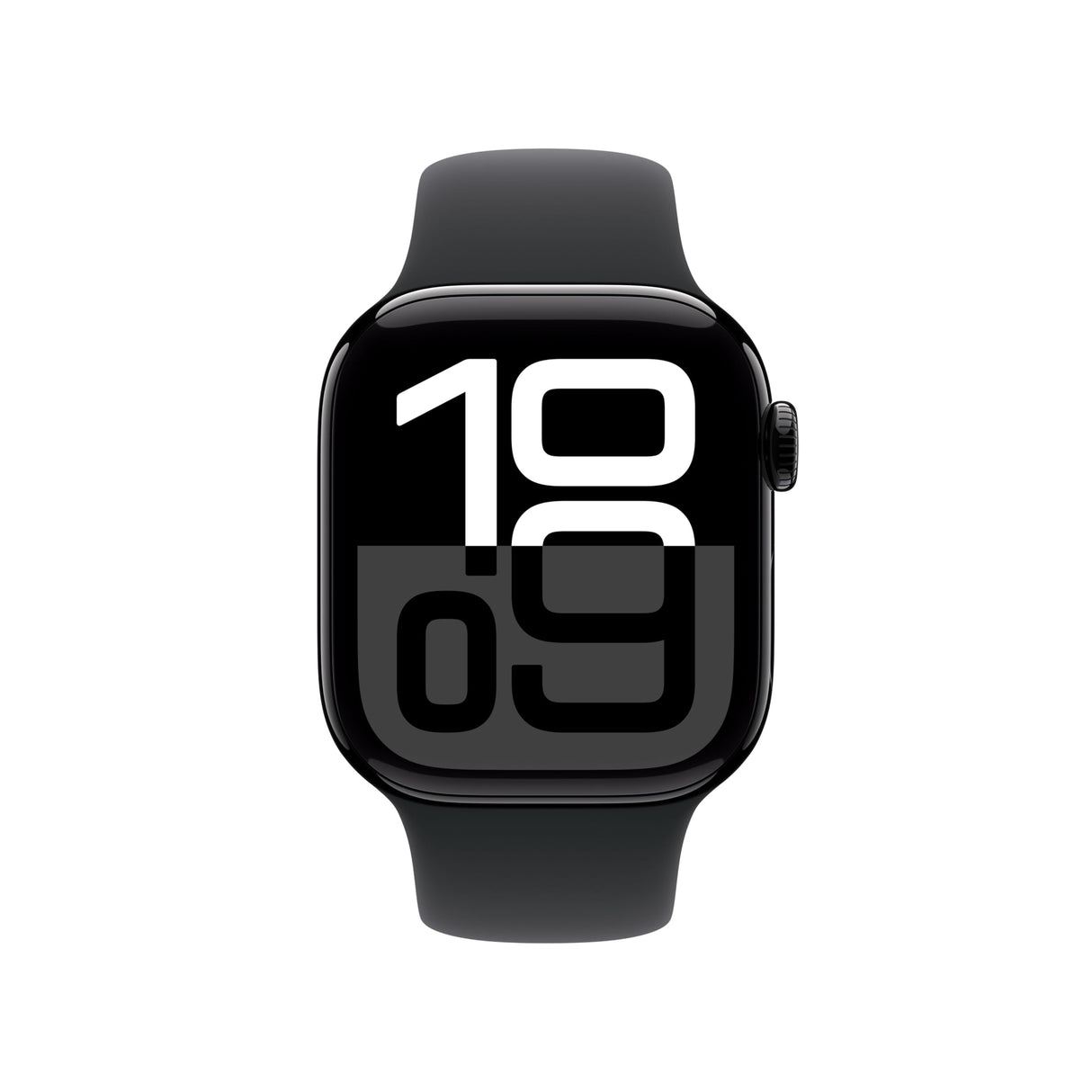 Apple Watch Series 10 GPS + Cellular Smartwatch con Caja de Aluminio Negro Brillante de 42 mm y Correa Deportiva Negro - Talla S/M. Monitor de entreno, App ECG, Pantalla Retina Siempre Activa